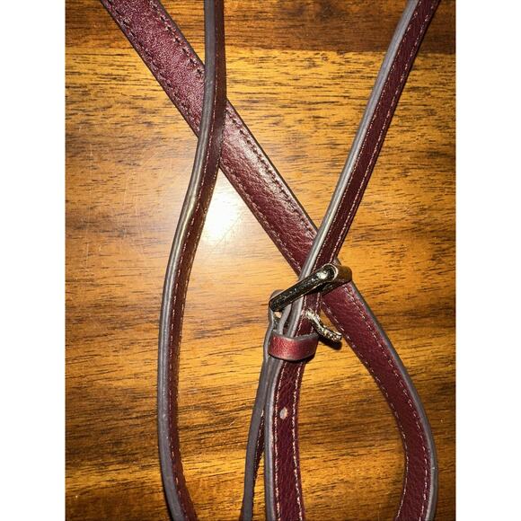 Fossil Black Pink And Tan Clutch Crossbody Handbag Leather 11x7 Inch - Picture 5 of 16